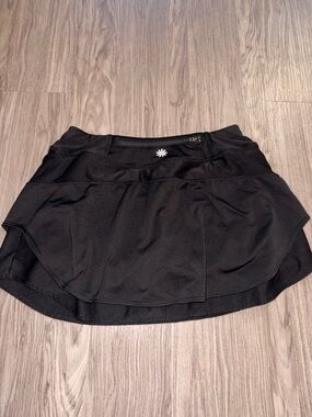 Athleta Black Circle Skirt with Built-In Shorts